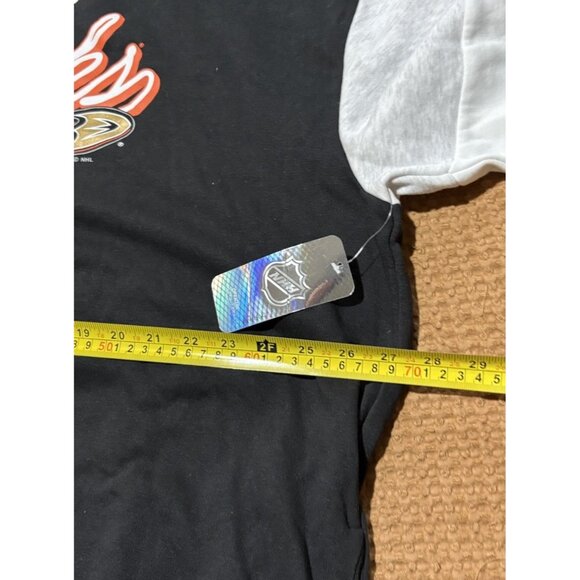 Anaheim Ducks Hoodie Sweatshirt NHL Hockey Men’s Size XLarge  Black NEW w. Tags - Picture 7 of 8